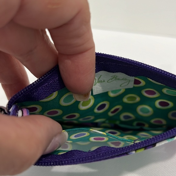 Vera Bradley Zip ID Case Heather - Picture 6 of 6